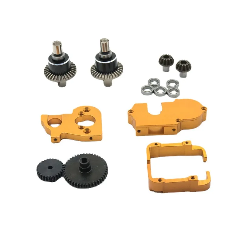 WLtoys 144002 144001 124016 124017 124018 124019 RC Car Parts Metal Modification Assembly Kit, Including Differential, Gear etc. fast rc cars