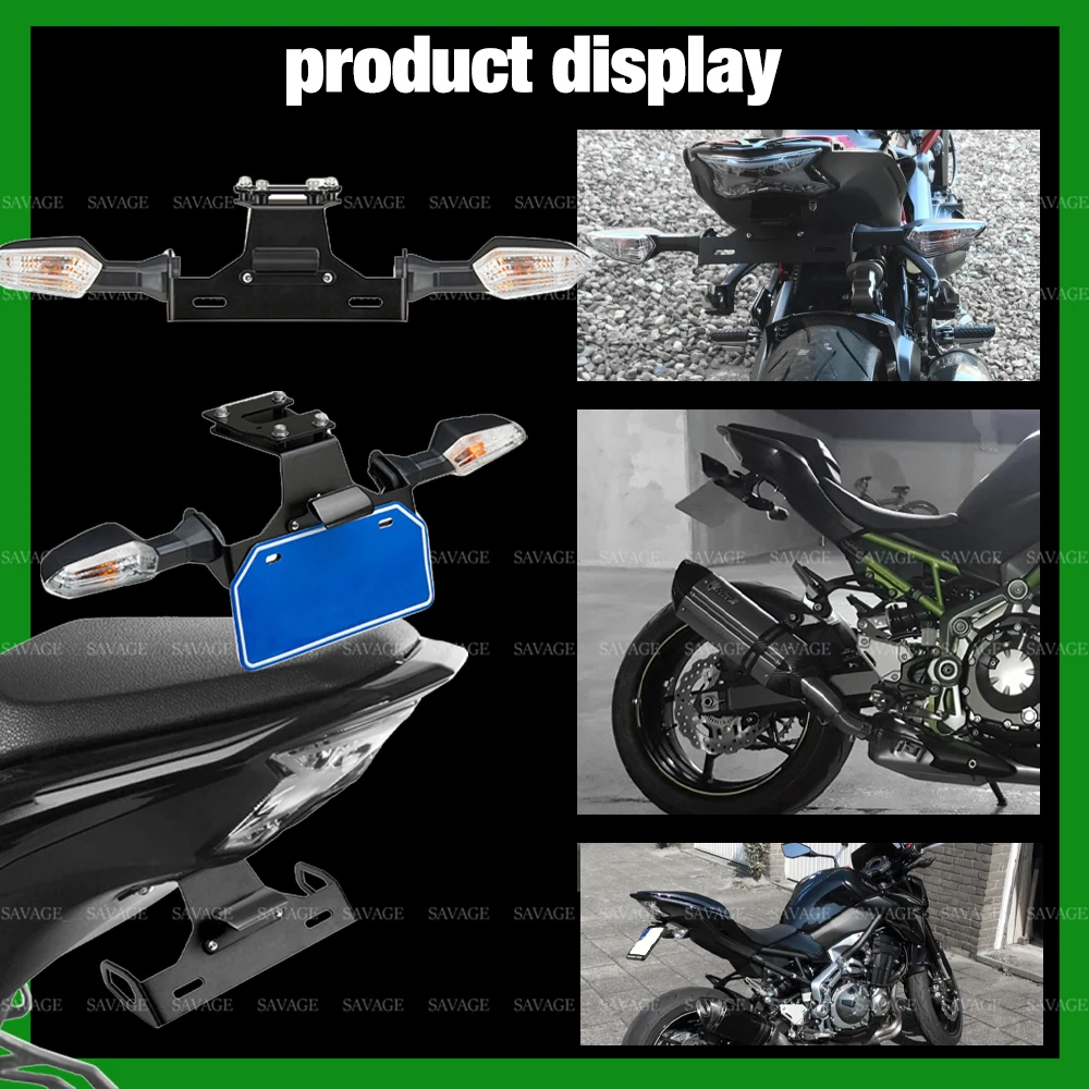Держатель номерного знака для KAWASAKI Z900- 18 19 мотоцикл ХВОСТ Tidy Fender Eliminator номерной знак светодиодный светильник Z 900