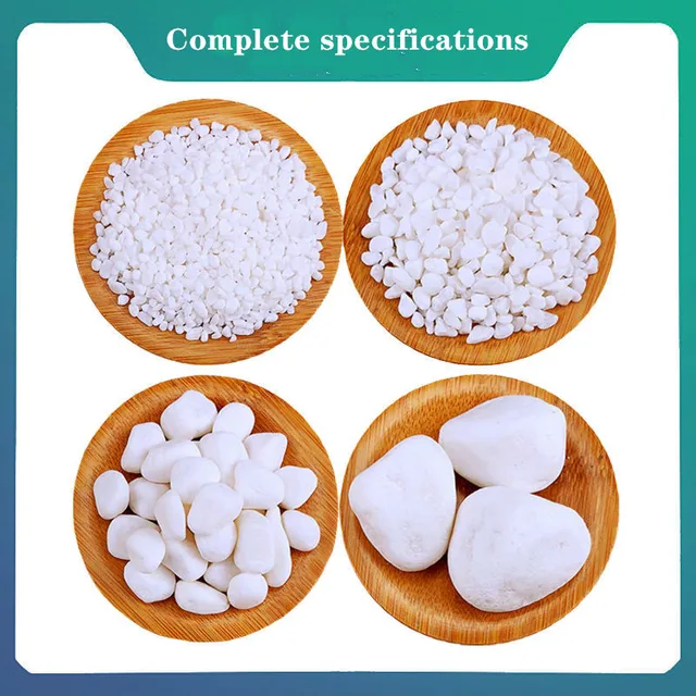 100G Természetes Kvarc Fehér Kristály Mini Rock Ásványminta Otthoni Dekoráció Színes Az Akvárium Gyógyító Kő Kerti Dekorációhoz - Image 2