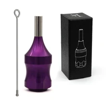 Ambition Татуировка ручка 30 мм нерегулируемый алюминиевый сплав Картридж ручка трубка для женщин маленькая рука