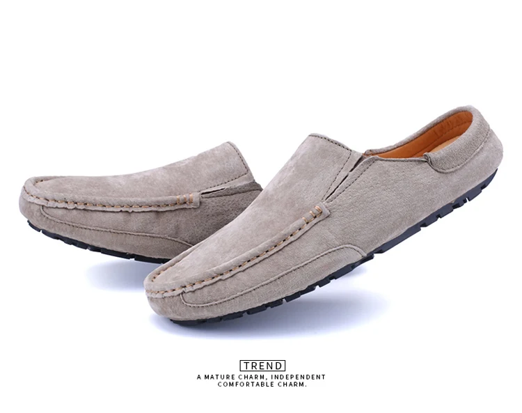 Man Summer Fashion Pig Skin Casual Half Shoe Male Breathable Soft Backless Half Loafers Hombre Open Back Leather Comfy Mocassins