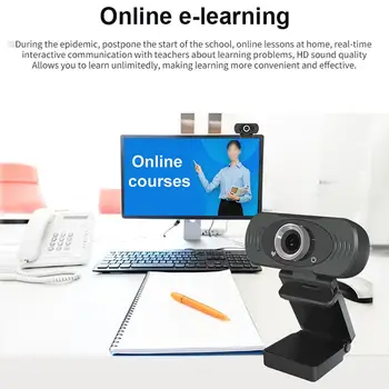 

Full HD 1080P Web Cam Desktop PC Video Calling Webcam Camera with Microphone Video Meeting Webcam 4.25