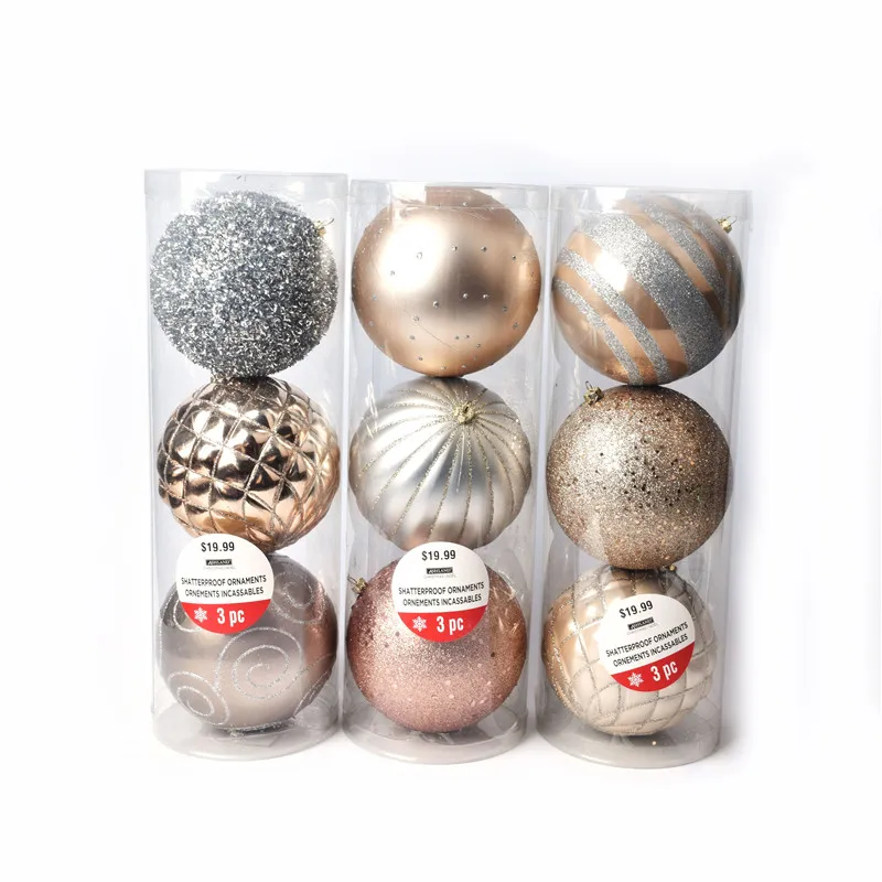 Christmas window decoration pendant Christmas tree 12CM Christmas ball mall hotel layout ornaments