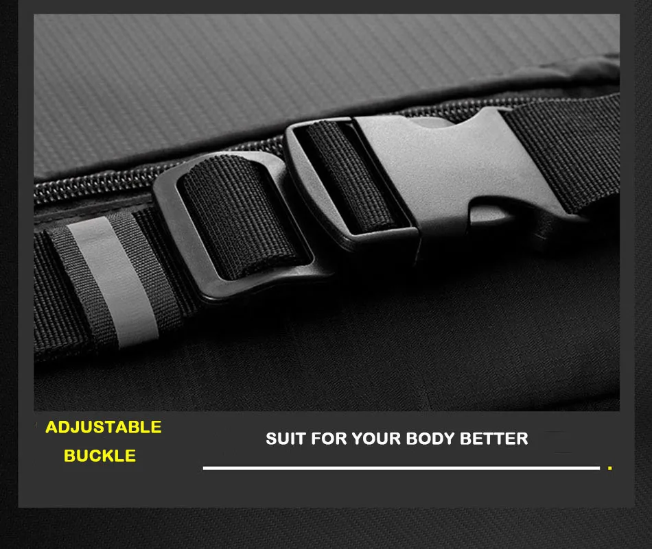Multifunction Hip Pouch For Women Men Waterproof Wear Resistant Solid Waist Bag Sports Running Belt Bag