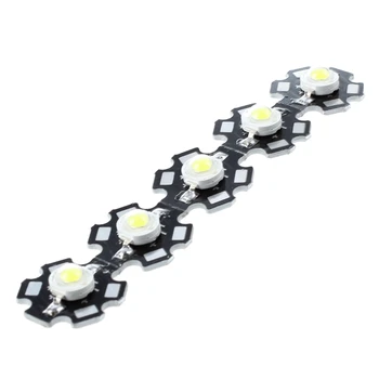 

5 pcs 1W High Power Star LED Lamp Bulb (white)