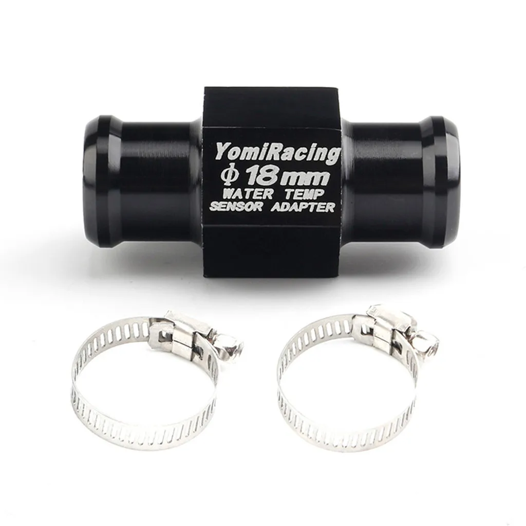 

Water Temperature Sensor Adapter CNC Motorcycle Water Temperature Sensor Adapter Plug Pipe Tee Connector 18mm #YL5