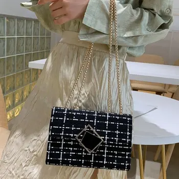 

2020 Worean Shoulder Bag Luxury Handbags Women Bags Designer Version Wild Girls Small Square Messenger Bag Bolsa Feminina