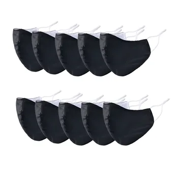 

10pcs Thin Face Sponge Mask Washable Breathable Reusable Windproof Dust-Resistant Large Inventory Fast Delivery for Adults