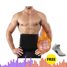 Aisputent, новинка, мужской Неопреновый Пояс премиум класса, пояс для триммера талии, пот, хит, фитнес, спортивный Корректор тела, обёрточная бумага, мужские майки