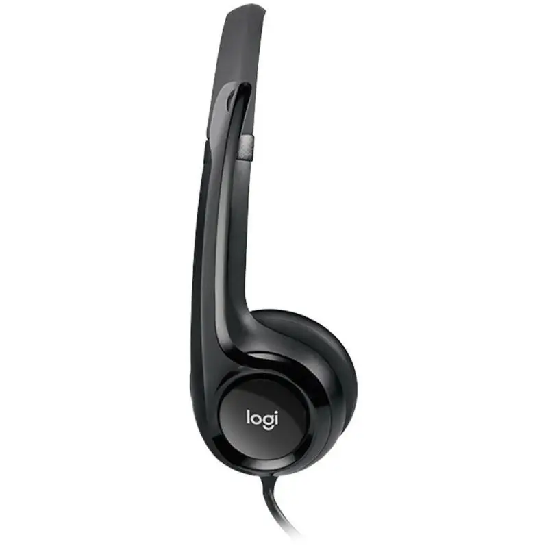 Проводные стереонаушники logitech H390 с usb-разъемом, гарнитура с функцией управления музыкой и микрофоном с шумоподавлением для компьютера