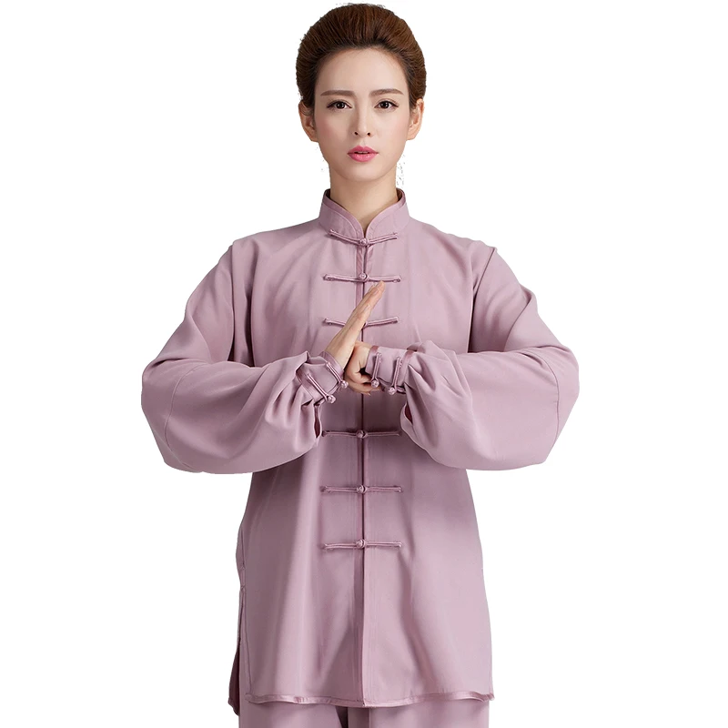 Cotton Tai Chi Uniform Men Adult Martial Arts Wing Chun Suit Women Traditional Wushu Clothing Chinese Kung Fu Exercise Outfit