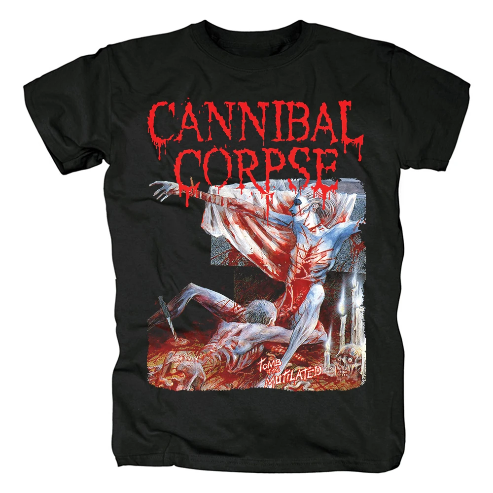 22 конструкции ужасный демон Cannibal Corpse в стиле «панк-рок» 3D брендовая футболка camiseta фитнес тяжелый рок Тяжелая кровь Death Metal хлопок