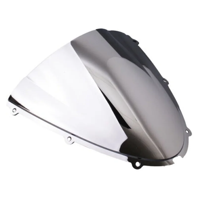 Мотоцикл лобовое стекло D/Bubble для KAWASAKI Ninja ZX6R ZX636 2005-2008 2007 2006 - Цвет: Chrome