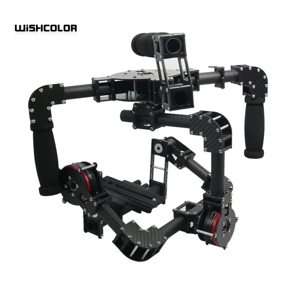 3 осевой Карманный бесщеточный карданный подвес DSLR из углеродного волокна с