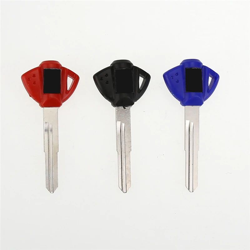 Motorcycle Embryo Blank Keys 3 Color for Suzuki GSXR 600 750 650S GSXS 750 BURGMAN 650 Security Emergency Motorcycle Accessories motorcycle keys motorcycle key accessories