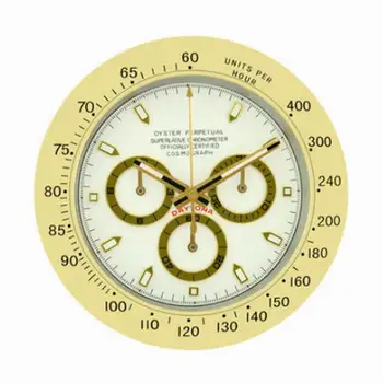

Gold Large Wall Clock Metal Silent Wall Watch Mechanism Luminous Clocks Wall Home Decor Calendar Relogio De Parede Gift L041
