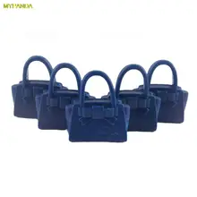 

2 Pcs/SET Doll's Handbag 1:12 Dollhouse Accessories Fashion Mini Bag for Dolls Decoration Children's Toys Christmas Gift