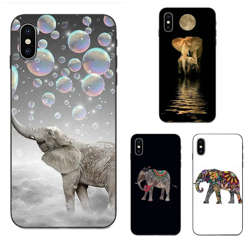 Милые интересные Слон рисунок для Xiaomi mi x Max Note 2 2S 3 S 5X6 6X8 9 9T SE A1 A2 A3 CC9e Lite Play Pro