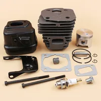 45mm Cylinder Piston Exhaust Muffler Bolt Motor Set For Husqvarna 353 340 346 346XP 350 351 345 Chainsaw Engine Rebuild Kit 2