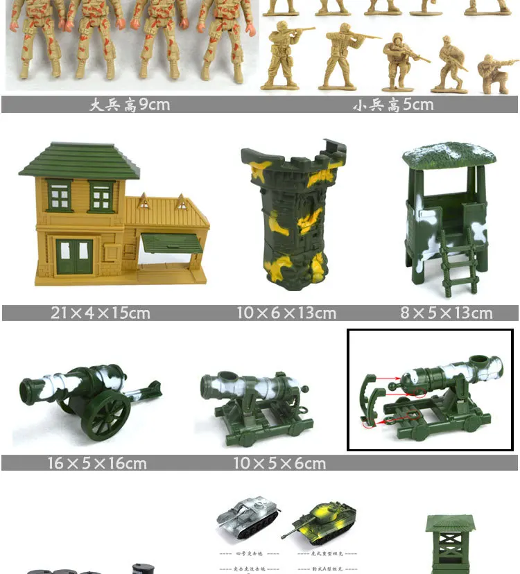 300 игрушечный набор, модель Второй мировой войны, xiao bing ren WWII, солдат, статический военный солдат из материкового Китая