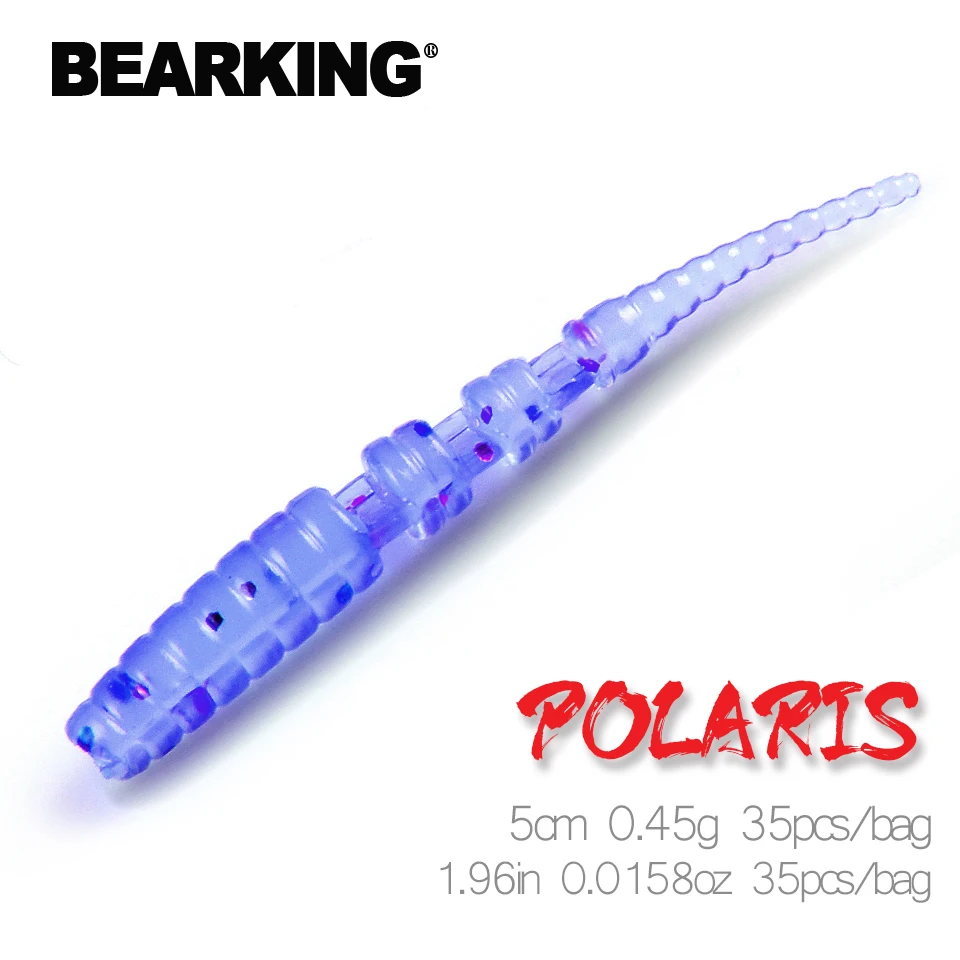 2019 BEARKING Polaris 5 см 0 45 г 35 шт./пакет рыболовные приманки мягкие искусственные Хищник