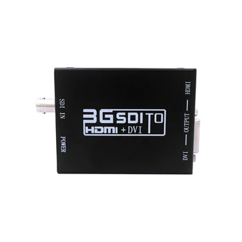 

2019 NK-A8 3G SDI to HDMI + DVI Converter 1080P HD Video SD-SDI HD-SDI 3G-SDI Signals with Power Adapter AU Plug