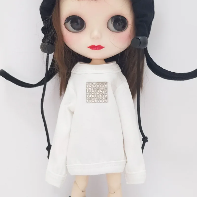 B lythe BJD 1/6 azone ob24 ob27 толстовка из чистого хлопка для кукольных аксессуаров модная кукольная одежда наряды для кукол - Цвет: 1only coat