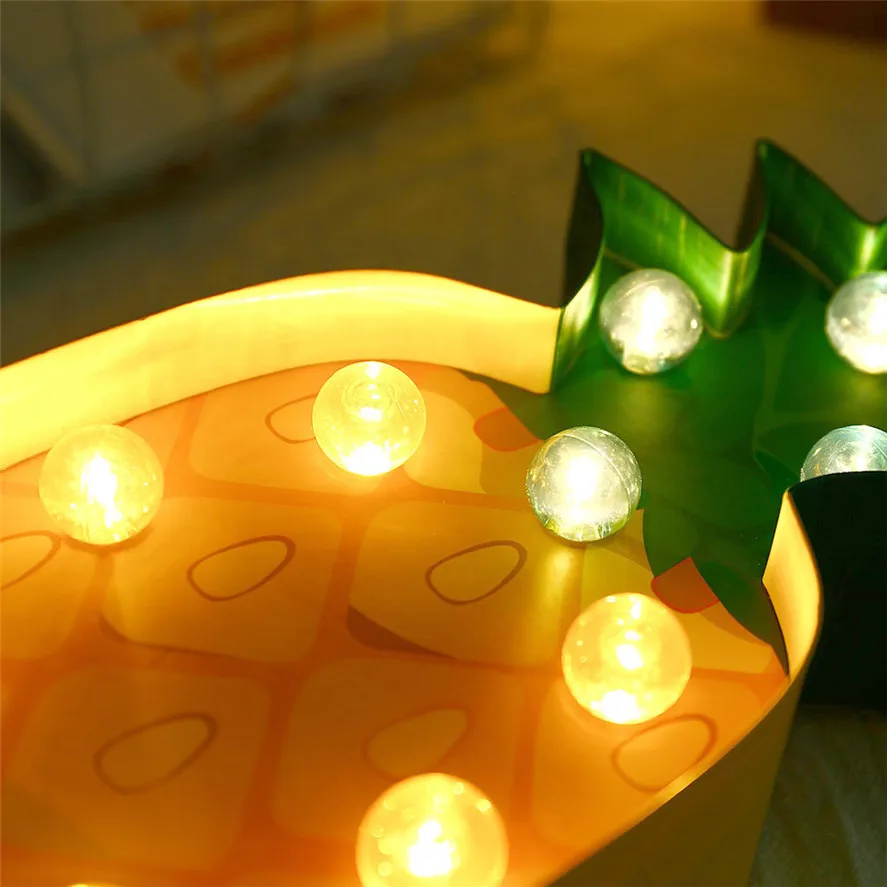 New Party LED Fruit And Plant Shape Modeling Lamp Night Light 1PC Christmas Party Bedroom Decor Night Light 1008#30