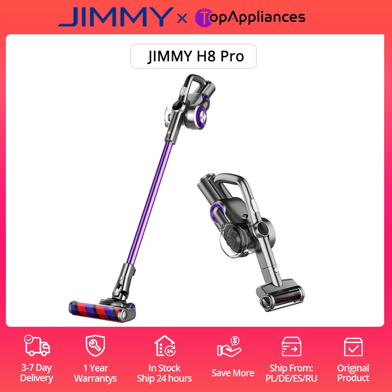 JIMMY H8 Pro Flexible Smart Cordless Cordless Vacuum Cleaner Suction