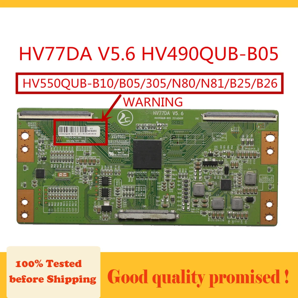 Плата Tcon HV77DA V5.6 HV490QUB HV550QUB B10/ B05/ 305/ N80/ N81/ B25/ B26.... И т. Д. Оригинальная