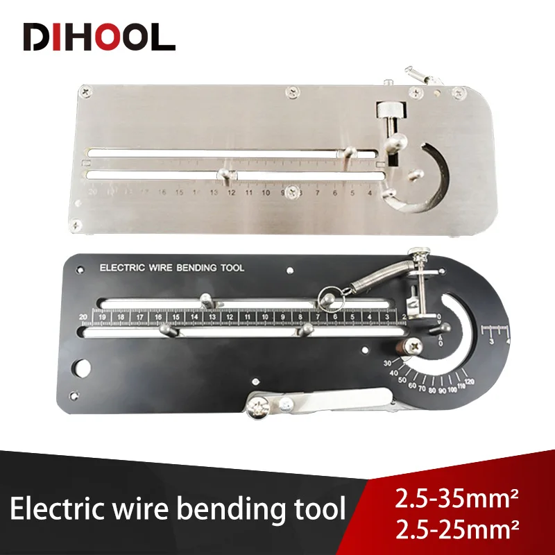 

Small Electric Wire Bending Tool Manual Cable Multi-angle Bending Machine for 2.5-35mm²/2.5-25mm² Copper wire/4mm² Iron Wire