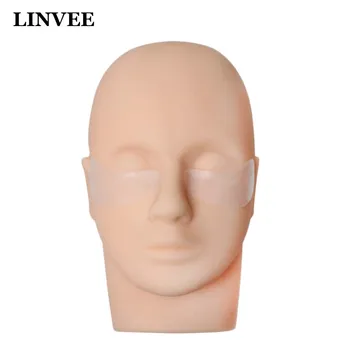 

1 Pcs Silicone Mannequin Head for False Eyelash Extensions Pratice Massage Training Cosmetology Eyes Closed Dummy Dolls Head