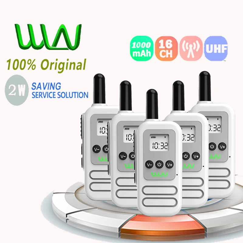 5 шт. мини WLN KD-C90U двухстороннее радио 2 Вт 16CH UHF 400-470MHz Transmisor KD C90U Hf Comunicador радио Baofeng Talkie