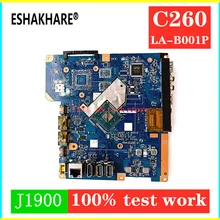 Eshakhare ZAA00 LA-B001P для lenovo C260 все в одном материнская плата с J1900 cpu DDR3L тест работы