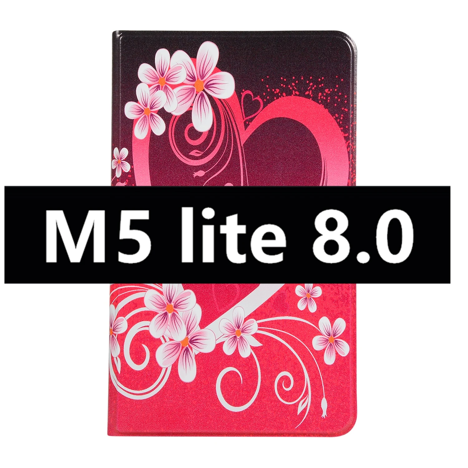 Ультратонкий чехол для huawei Mediapad M5 lite 8,0 JDN2-W09 JDN2-AL00 PU кожаный чехол для планшета для huawei honor 5 " m5 чехол - Цвет: m5 lite 8.0 picture