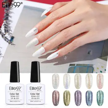 Elite99 10ml Glänzend Jade Gel Lack Semi-permanent UV Lack Primer Für Nägel Schimmer Glitter Nail art Maniküre gel Polnisch