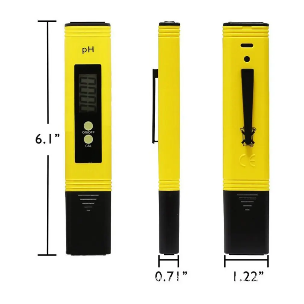 Портативный ph02 PH pen pH измеритель pH тестовый карандаш PH 3-точечный автоматической коррекции
