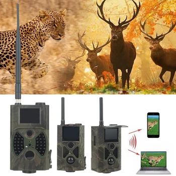 

HC-300M Trail Camera 12MP 1080P Game Camera with Night Vision Outdoor Wildlife Camera LCD Display Infrared Hunting Camera