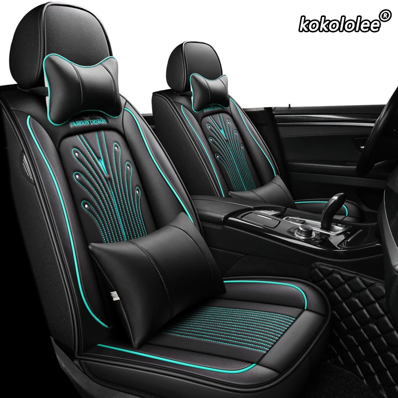 Kokololee кожаный чехол автокресла для Toyota Hilux Yaris Vios 2106 2107 2109 2110 2114 changan cs35 cs75 eado raeton 2018