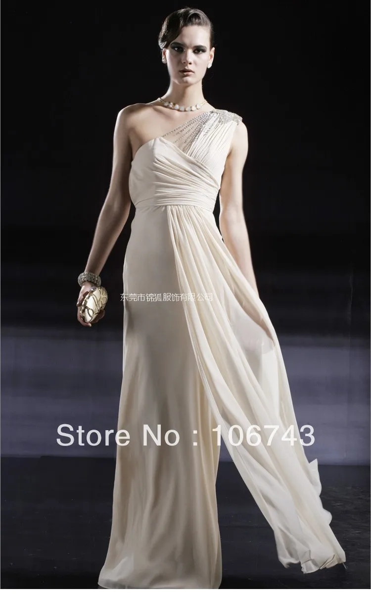 Gratis verzending 2016 nieuwe mode vestidos Formele Elegante plus size crystal een schouder lange chiffon avond party jurken Gratis verzending 2016 nieuwe mode vestidos Formele Elegante plus size crystal een schouder lange chiffon avond party jurken