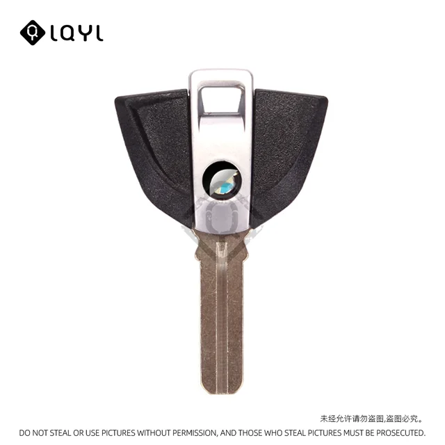 LQYL New Blank Key Motorcycle Replace Uncut Keys For BMW F800R K1300GT K1200R R1200RT K1300R F650GS F800GS S1000RR R1200GS R1150 1 PCS Black