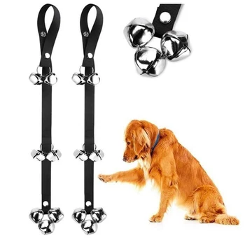 

2 Pack Dog Doorbells Training Potty Dog Bells Adjustable Door Bell Dog Bells for Potty Housebreaking Housetraining Pet Supplies