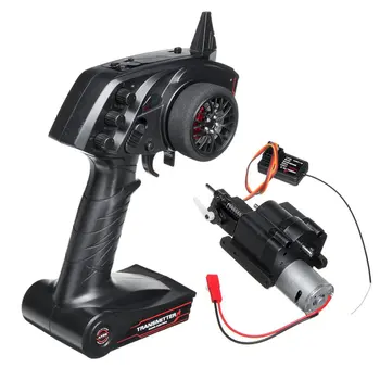 

For WPL B1 B24 B16 C24 1/16 4WD 6WD RC Car 3CH Radio Transmitter And Speed Change Gear Box Super Active Throttle Limit Range