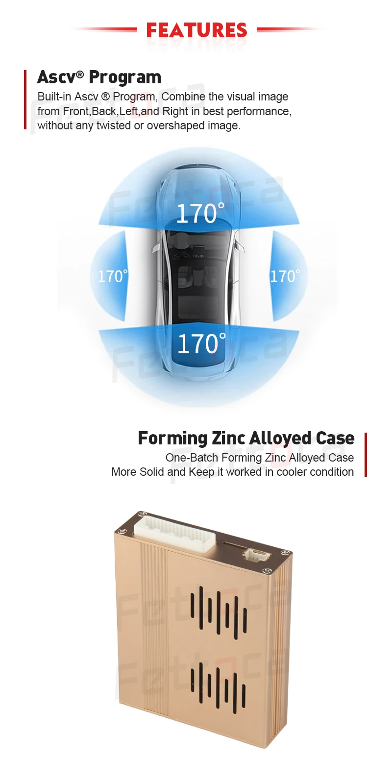 bird view 360 surround parking camera