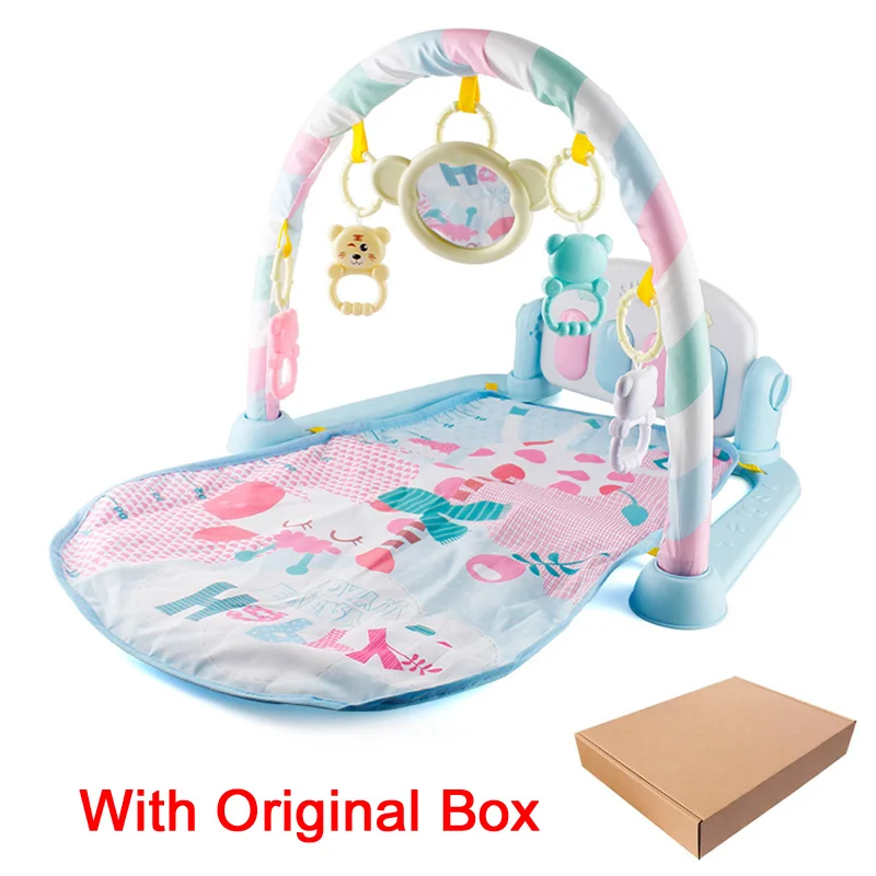 1PCS Original box Детский игровой коврик Детские развивающие игры коврик пазл ковер с клавиатурой пианино и милым животным ковриком детский ползающий коврик развивающие игрушки - Цвет: 1PCS Original box