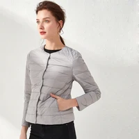 Woman Ultra Light Down Jacket Portable Parka Matte Fabric Casual Duck Down Coat Warm Liner Lightweight Outwear Good Quality 1