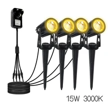 4 шт. в наборе, уличный садовый ландшафтный светильник, 220 В, 240 в, супер яркий светодиодный светильник для лужайки, COB, водонепроницаемый светильник-Спайк с дорожкой для двора, точечный светильник