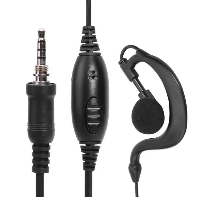 G Форма наушник 1Pin 3,5 мм PPT микрофона Динамик гарнитуры для Yaesu FT270R VX-120E VX-127E VX-170E VX-177E VX-6 VX-7