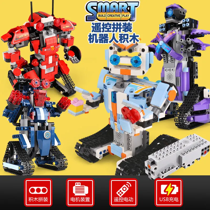 

Technic RC Remote Control Intelligen Robot BOOST Creative Technic Toolbox Assemble Blocks Bricks Toys For Boys Compatible lego