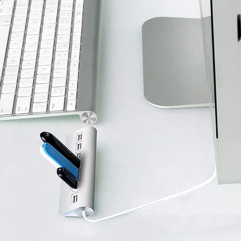 Usb2.0 7-портовый концентратор 2.0Hub алюминиевый сплав Материал Usb2.0/7 порт Эффективная передача данных